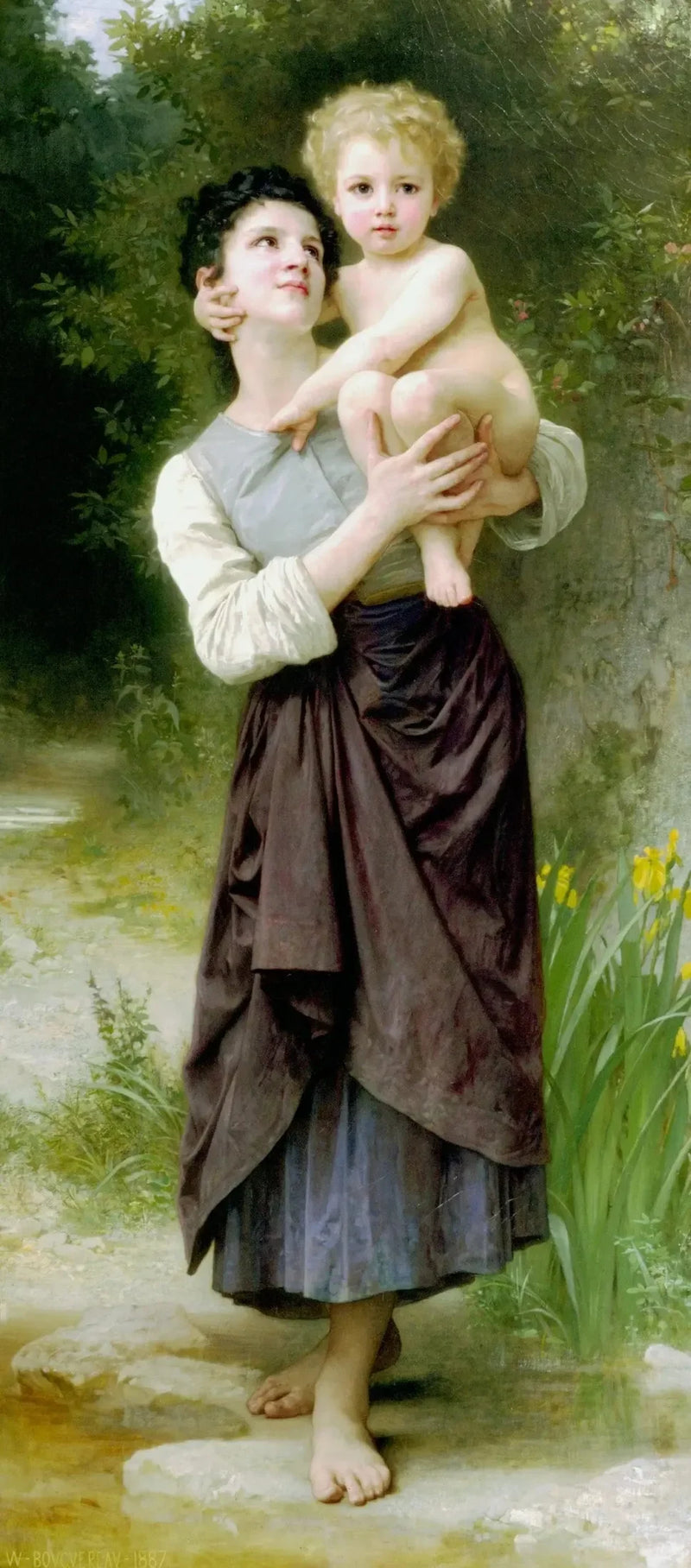 Frère et sœur - Bouguereau