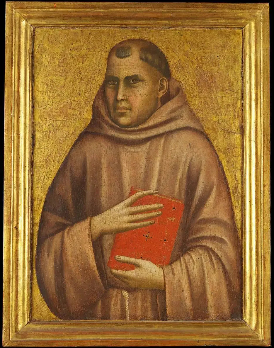 Frère franciscain - Giotto image 1 copie de tableau peinte à la main
