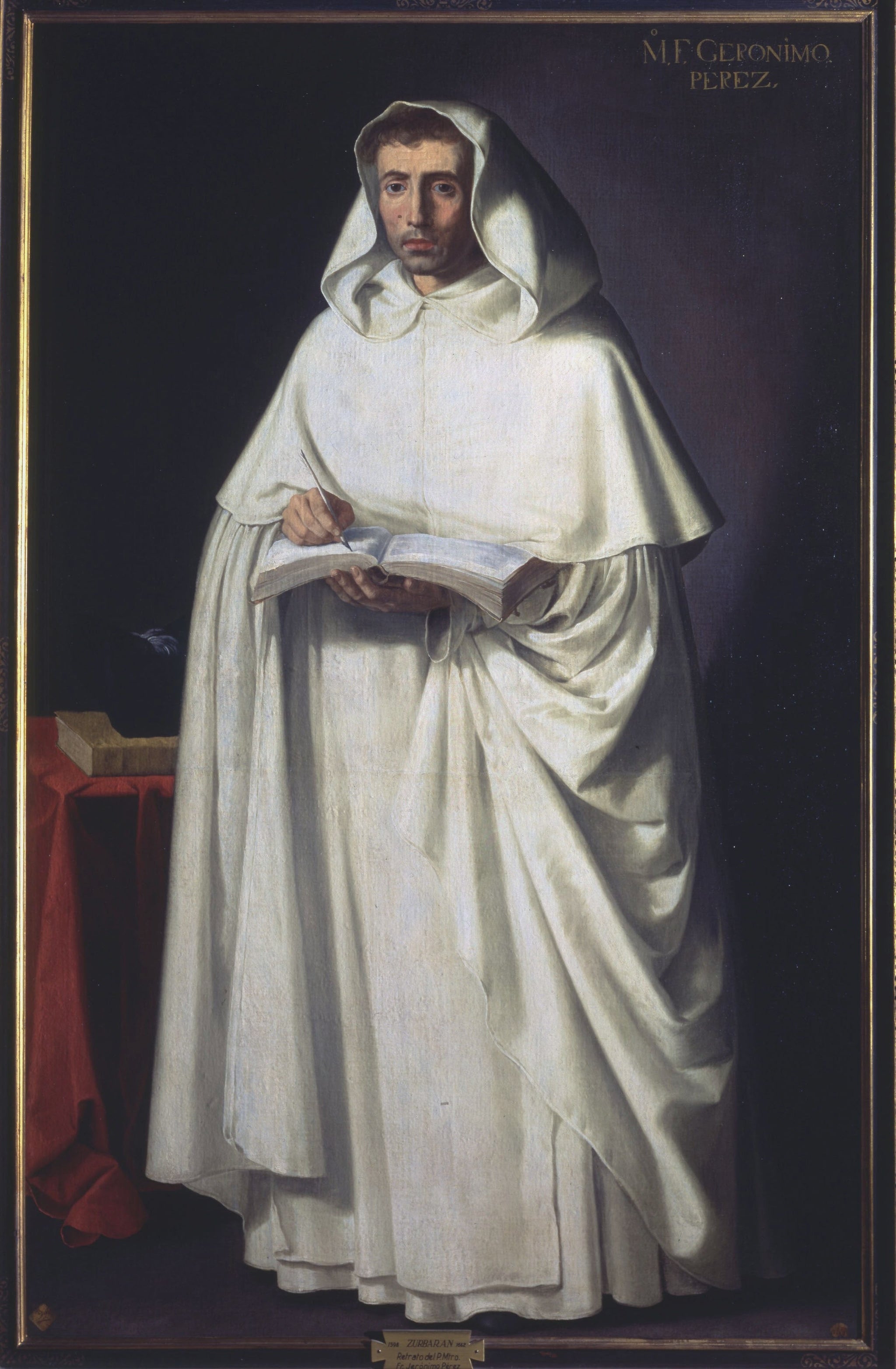 Frère Jerónimo Pérez - Francisco de Zurbarán image 1 copie de tableau peinte à la main