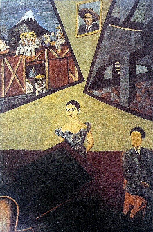 La Adelita, Pancho Villa et Frida — Frida Kahlo, 1927