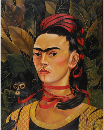 Autoportrait avec un singe (1940) - Frida Kahlo