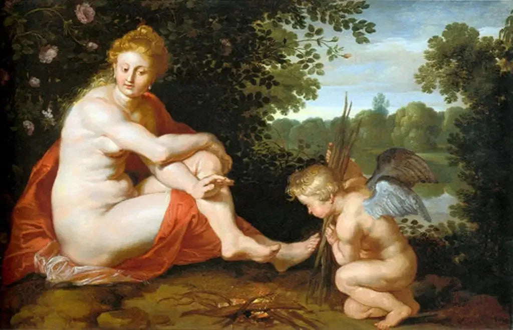 Friget Sine Baccho et Cenere Vénus - Peter Paul Rubens image 1 tableau peint à l’huile sur toile