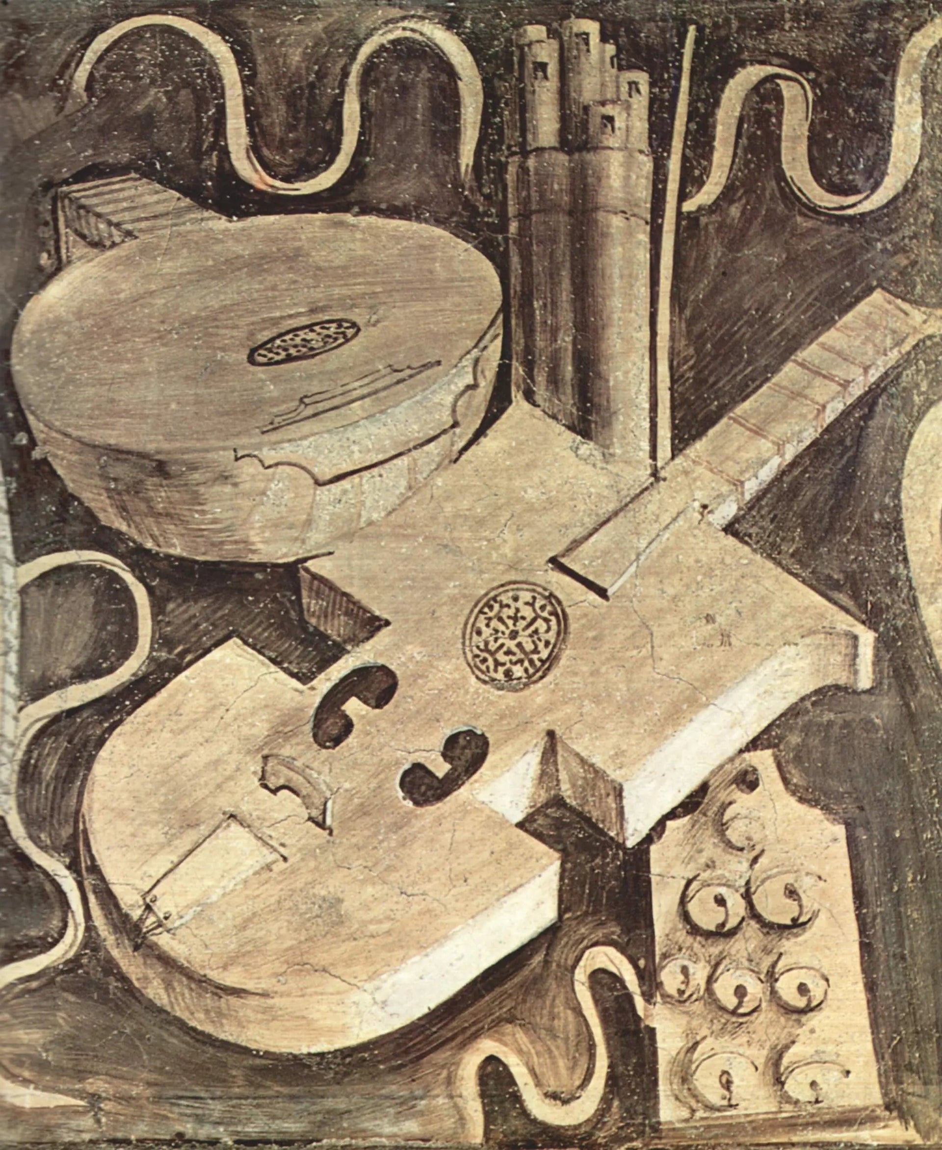 Frise des arts libéraux et mécaniques - Giorgione image 1 tableau peint à l’huile sur toile