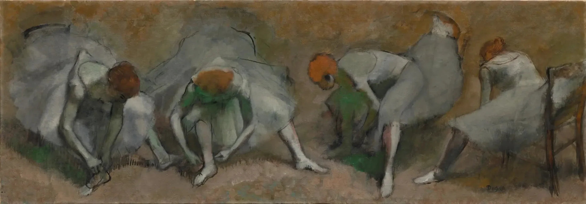 Frise des Danseurs - Edgar Degas image 1 copie peinte à la main à l’huile