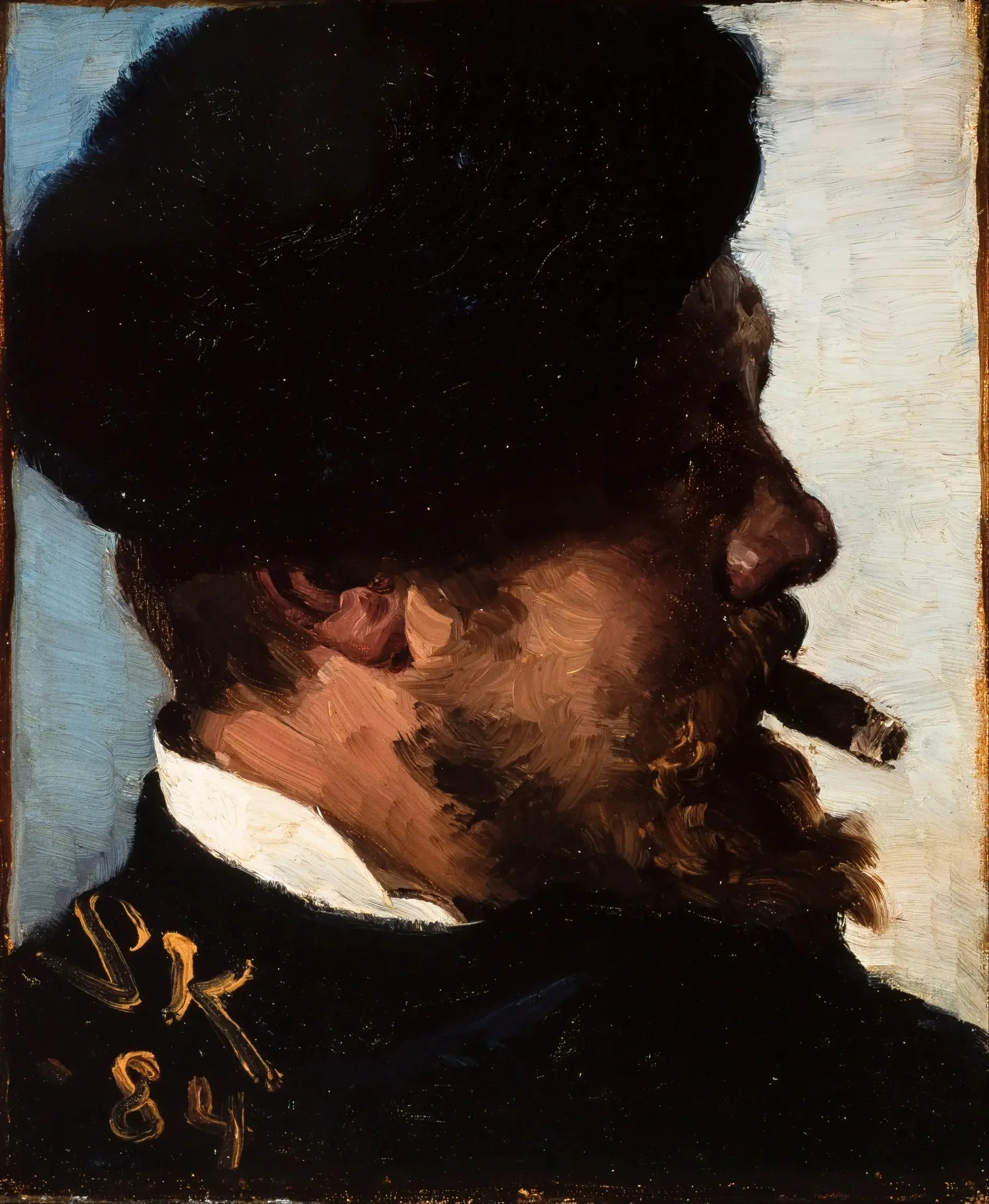 Fritz Stoltenberg - Peder Severin Krøyer image 1 copie peinte à la main à l’huile