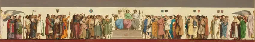 Frize destinée à être reproduite sur un vase commémoratif de l'exposition de Londres - Jean-Léon Gérôme