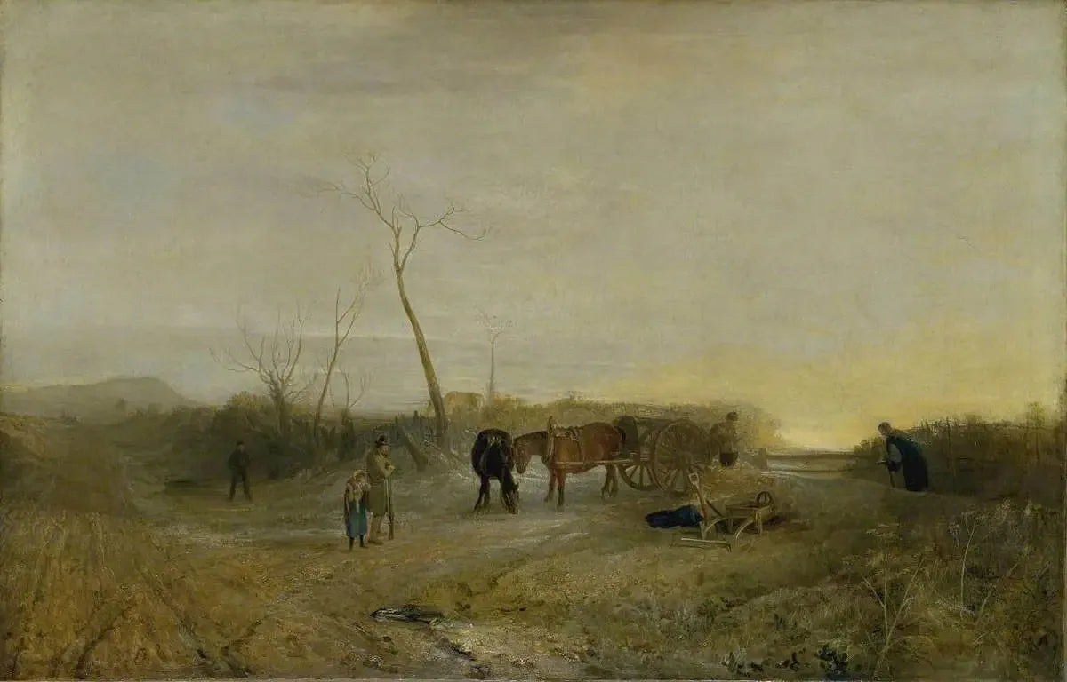 Frosty morning - J. M. W. Turner image 1 reproduction réalisée par Alpha Reproduction