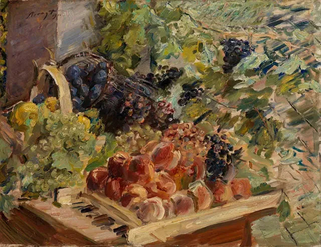 Früchtestilleben - Max Slevogt image 1 tableau peint à l’huile sur toile