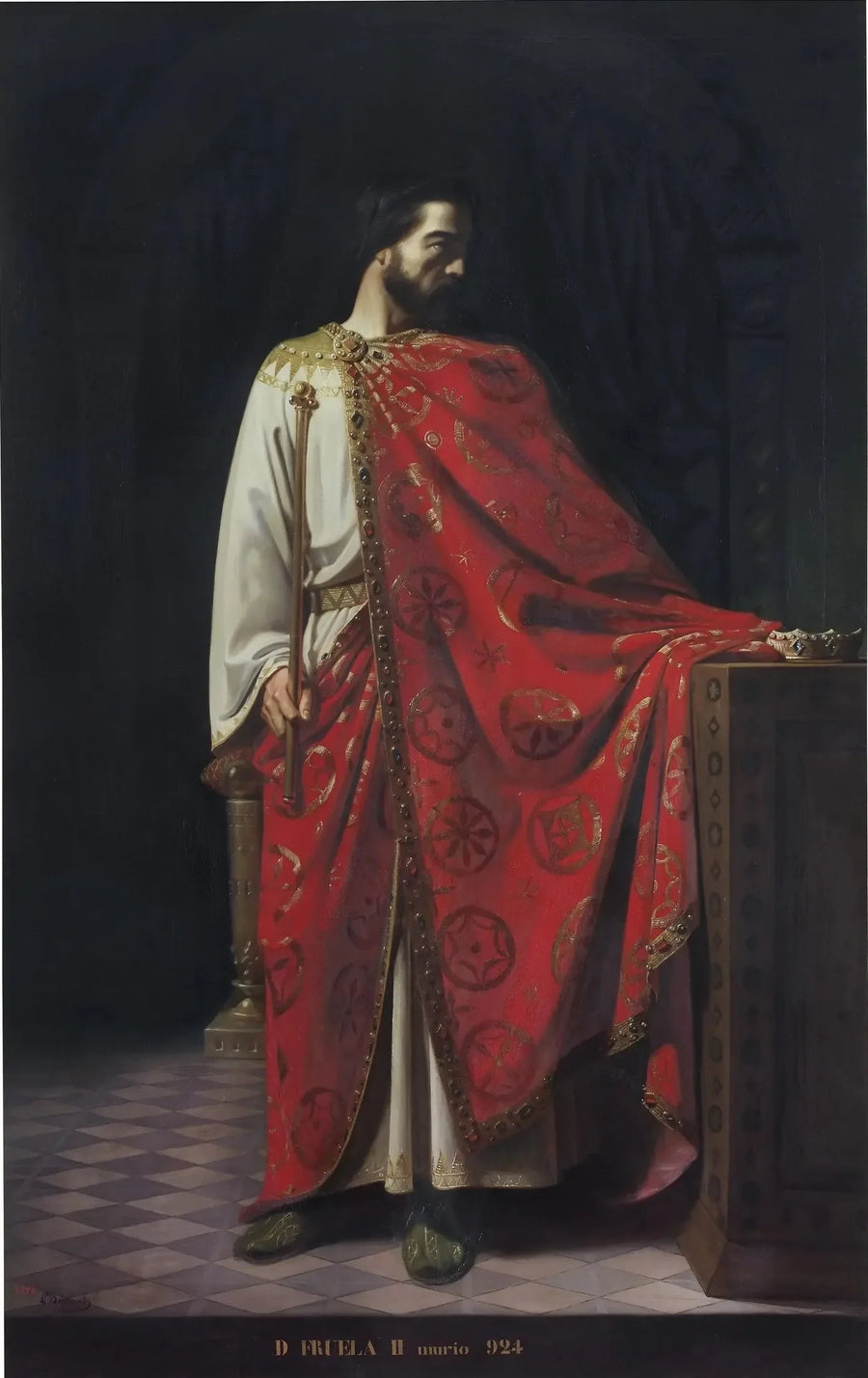 Fruela II des Asturies (roi des Asturies de 910 à 925) - Léon Bonnat