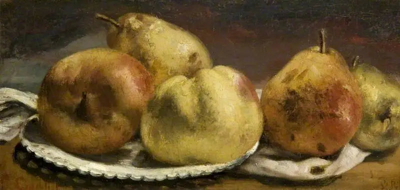 Fruit - Gustave Courbet image 1 copie de tableau peinte à la main