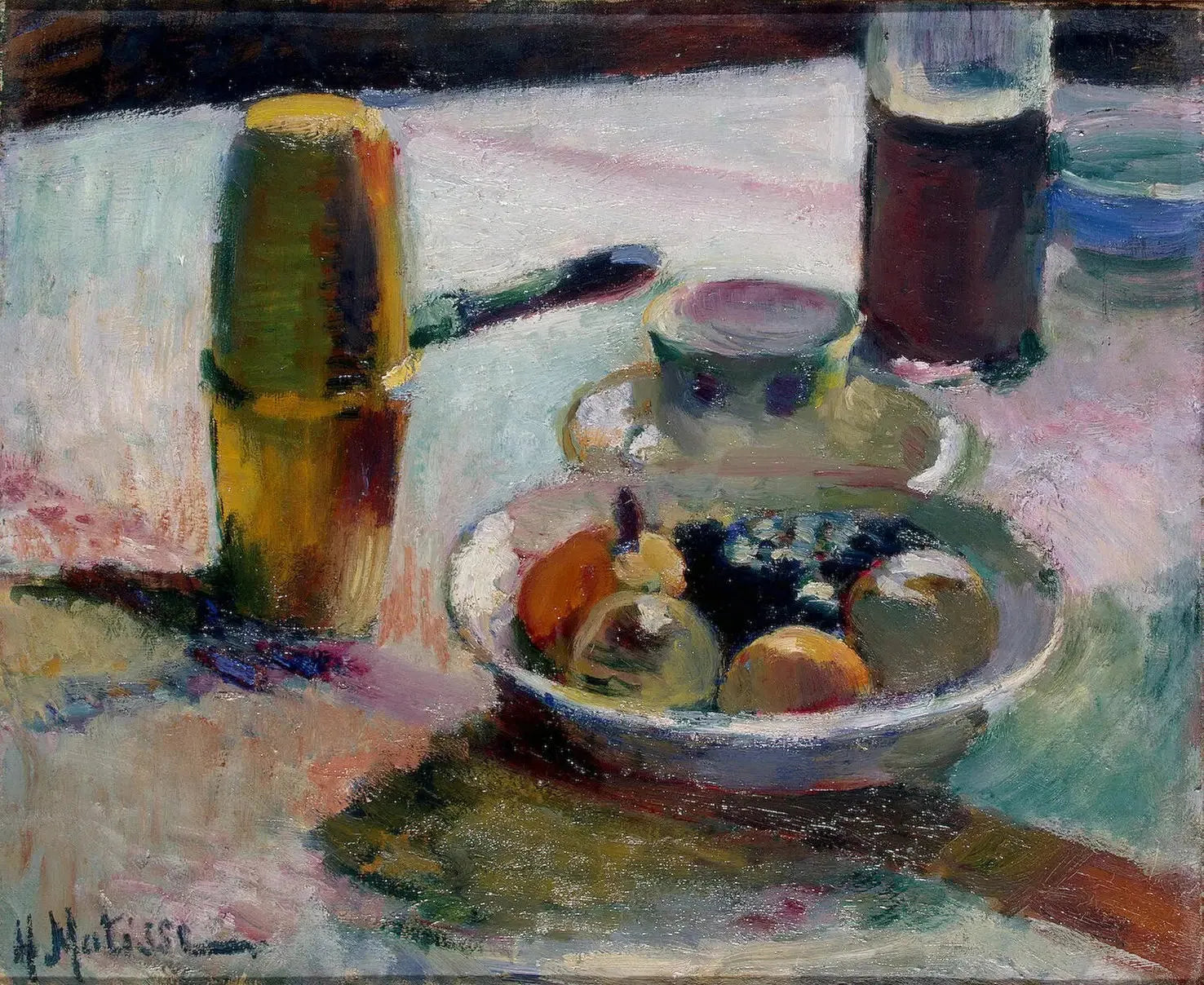 Fruits et cafetière - Henri Matisse image 1 tableau peint à l’huile sur toile