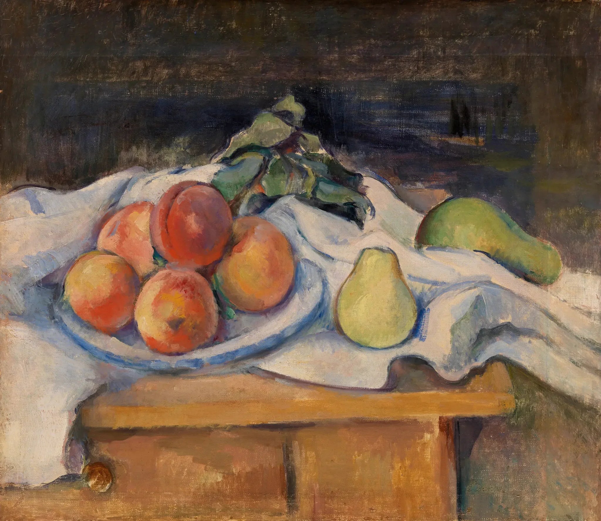 Fruits sur la table - Paul Cézanne image 1 tableau peint à l’huile sur toile