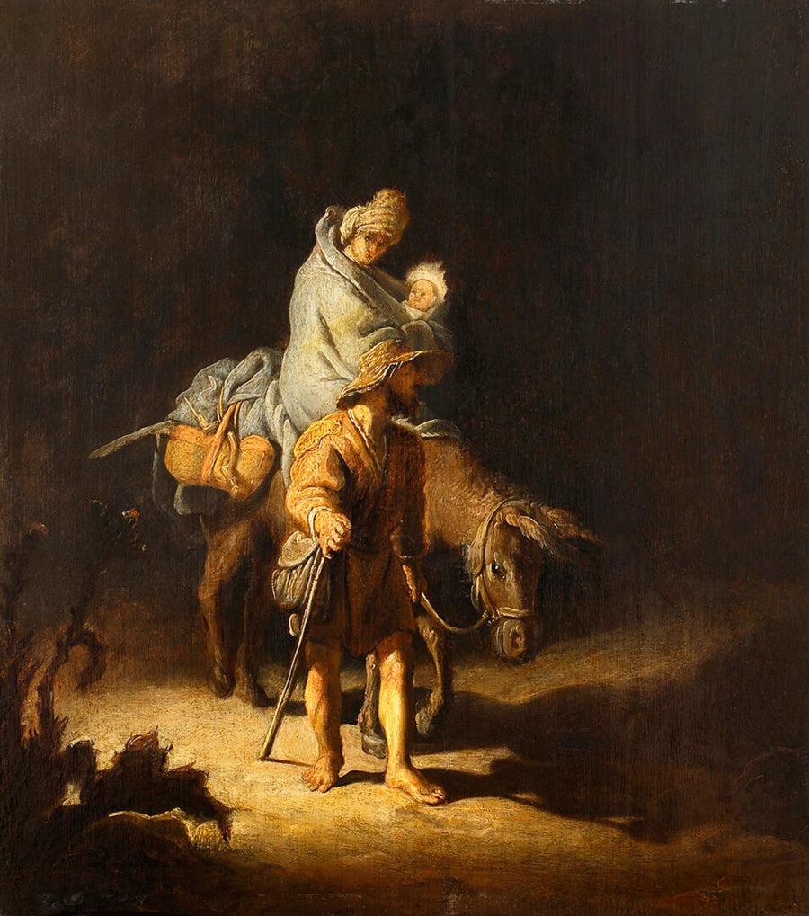 La Fuite en Égypte, 1627 – Rembrandt