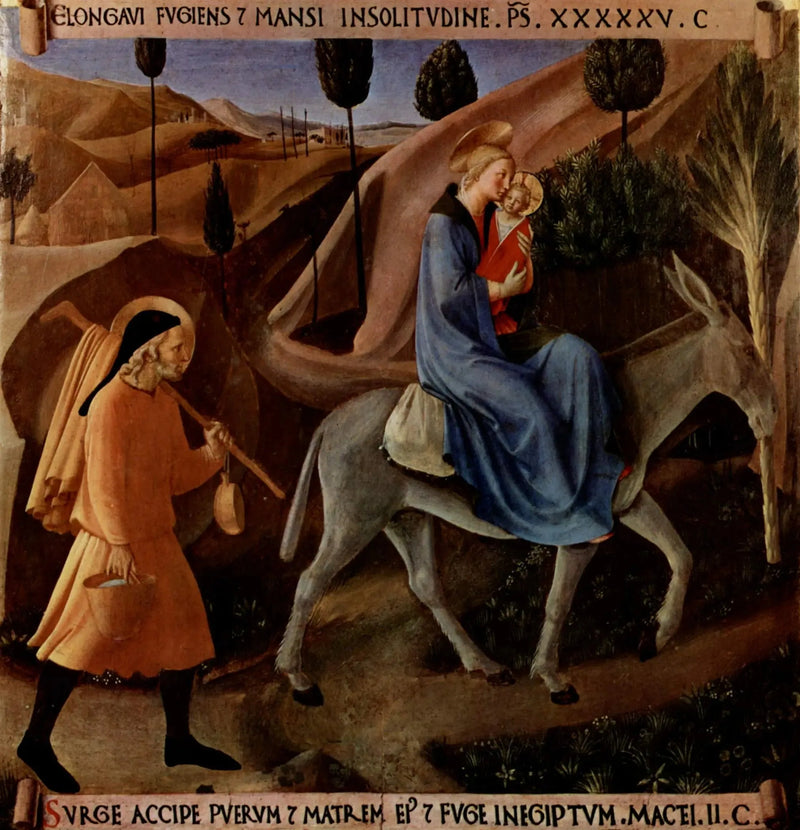 Fuite en Égypte - Fra Angelico
