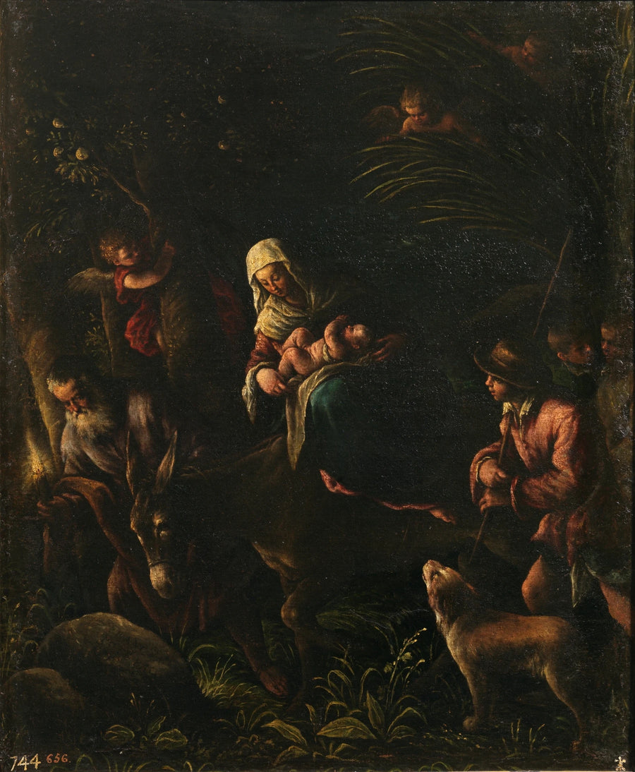 Fuite en Egypte - Francesco Bassano le Jeune