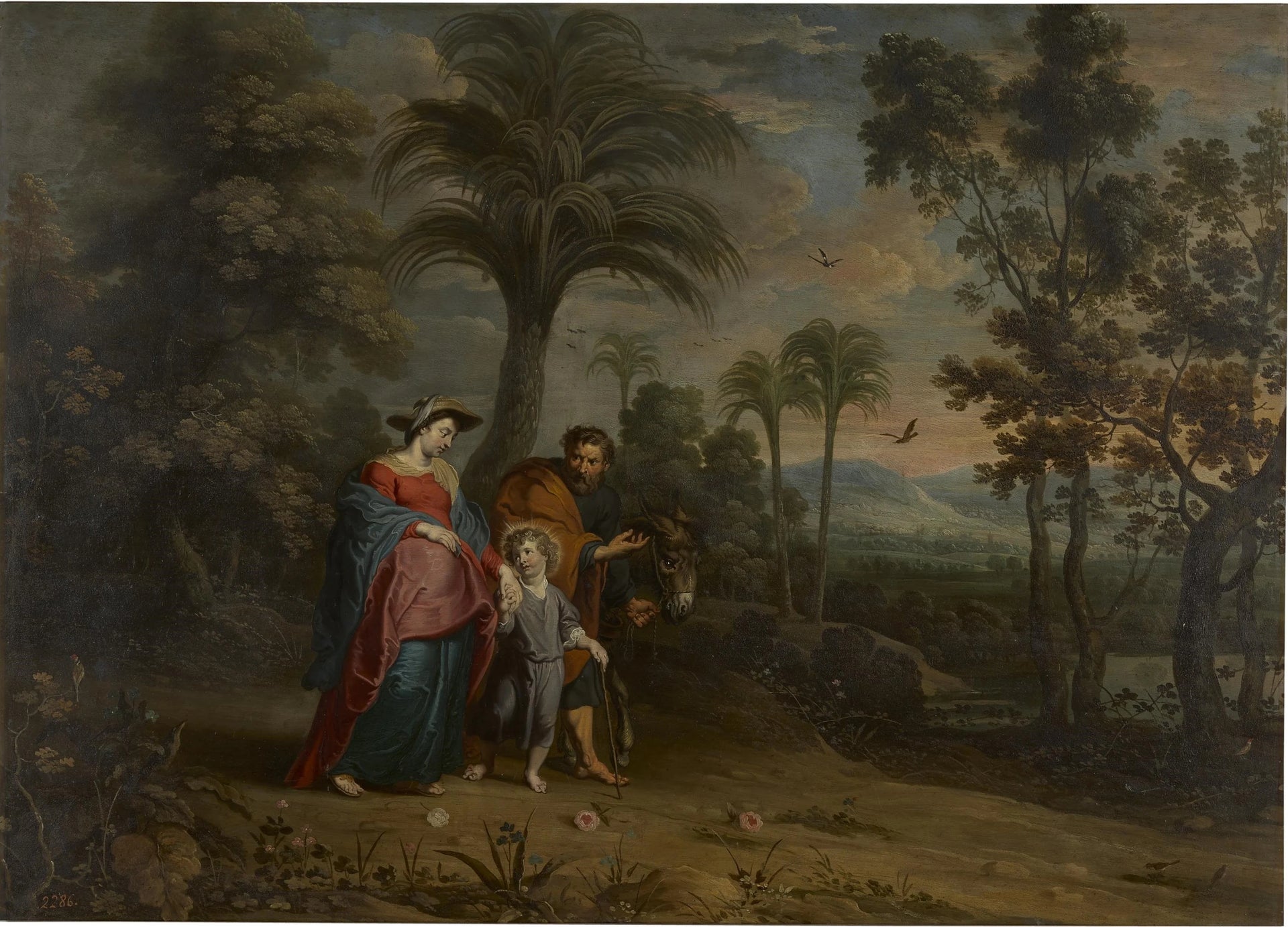 La Fuite en Egypte - Willem van Herp (II)
