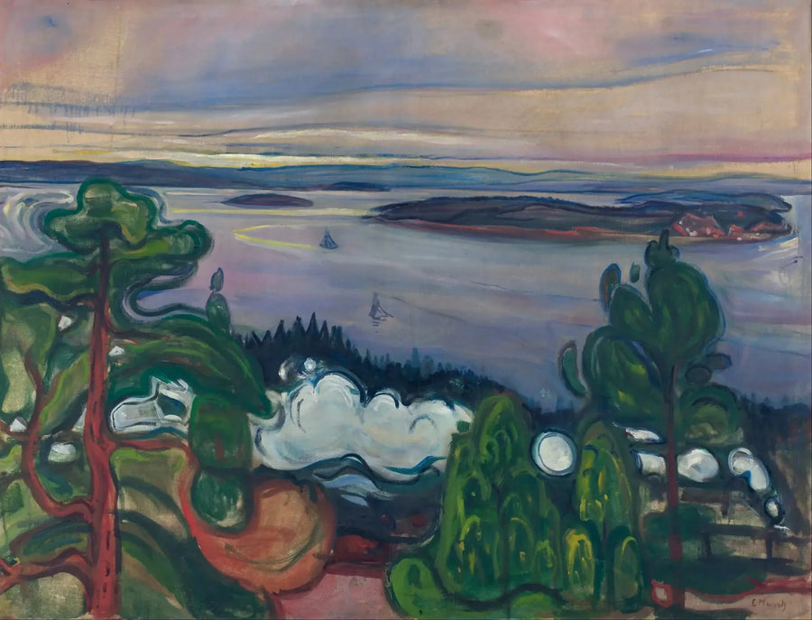 Fumée de train - Edvard Munch