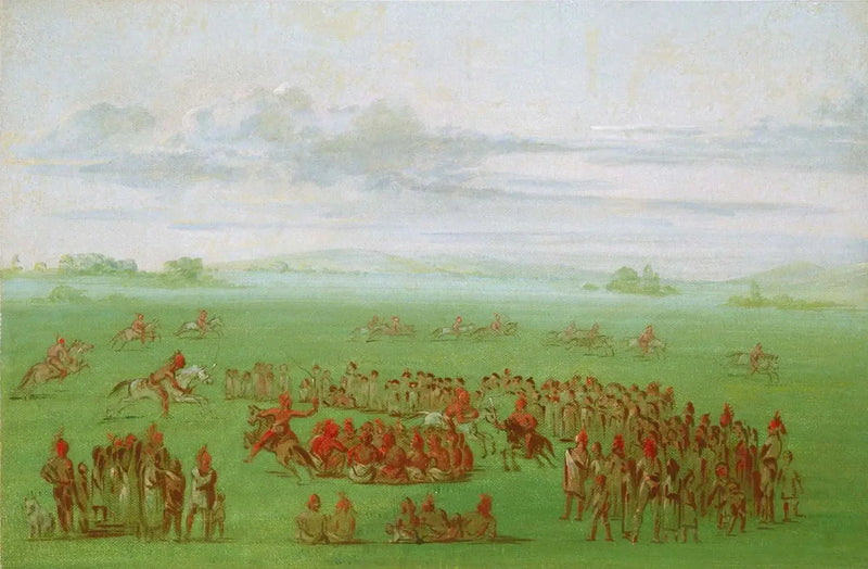 « Fumer les chevaux », une coutume curieuse des Sauk et des Fox - George Catlin