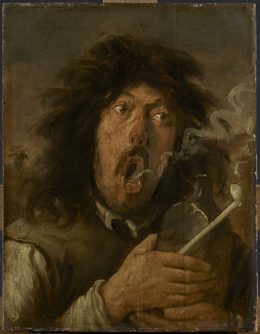 Le Fumeur (autoportrait présumé) - Joos van Craesbeeck