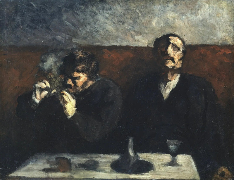 Fumeur et Buveur d'absinthe - Honoré Daumier