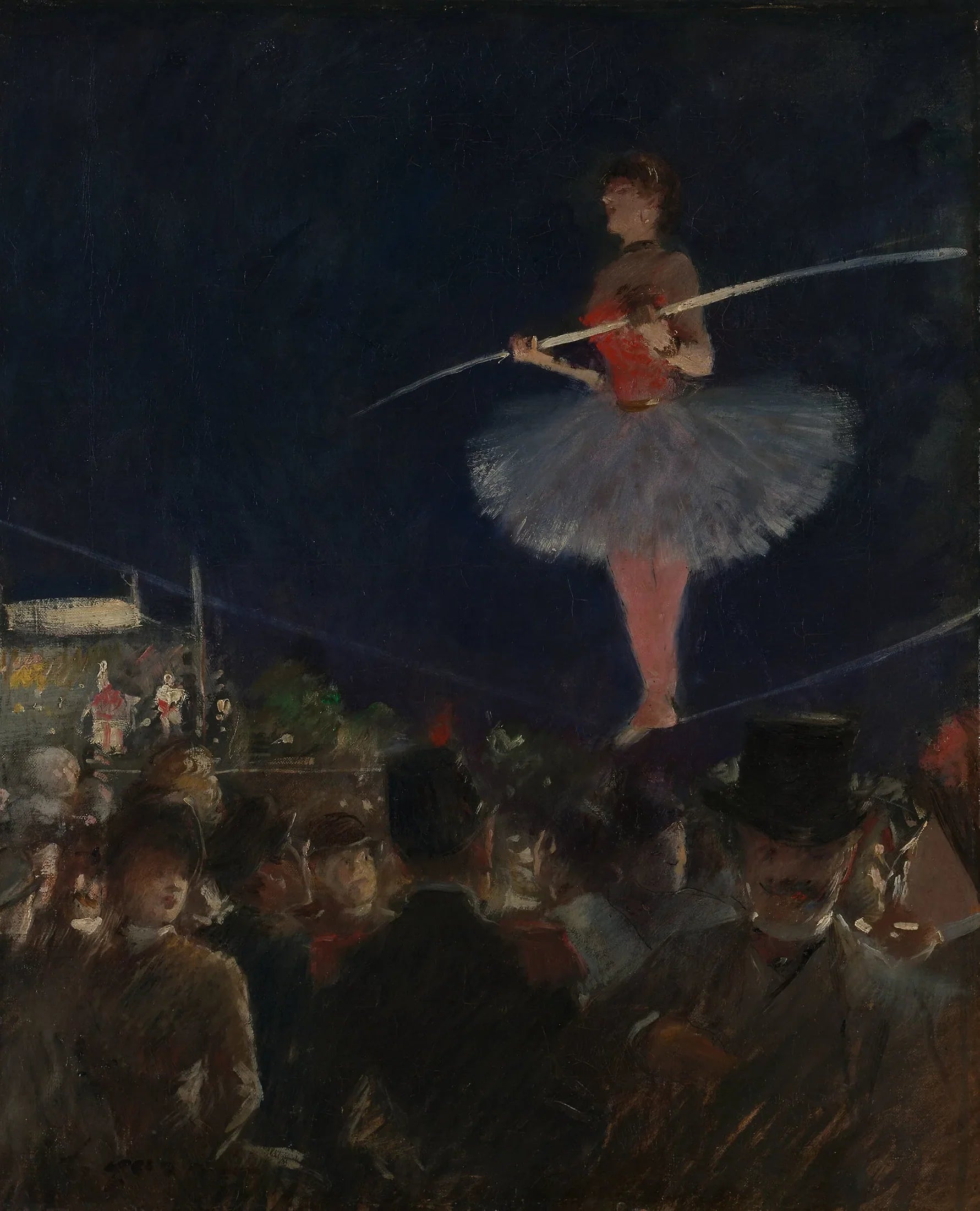 Funambule - Jean-Louis Forain image 1 reproduction de peinture à l’huile
