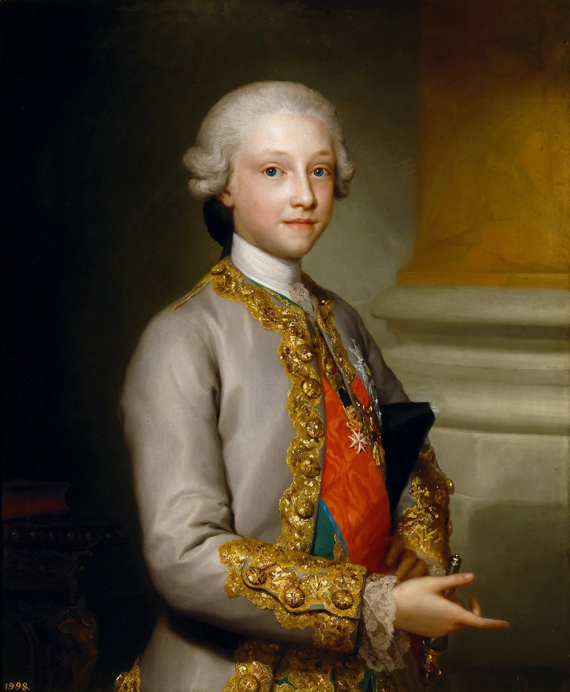 Gabriel Antoine de Bourbon, enfant d'Espagne - Anton Raphael Mengs image 1 copie de tableau peinte à la main