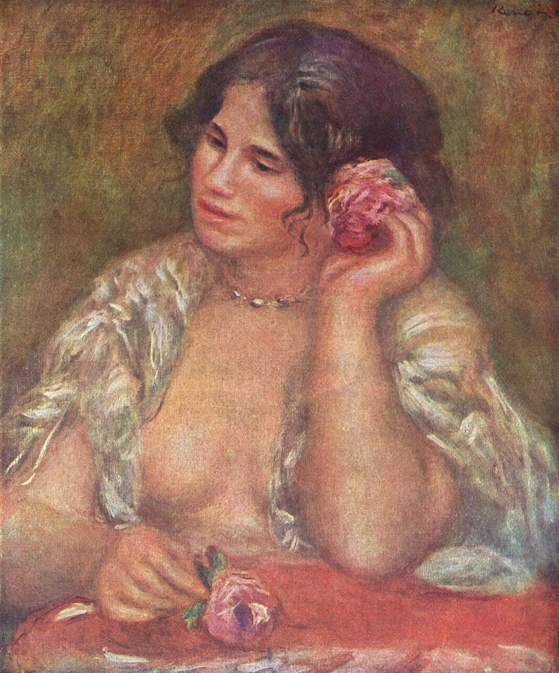 Gabrielle à la rose - Pierre-Auguste Renoir
