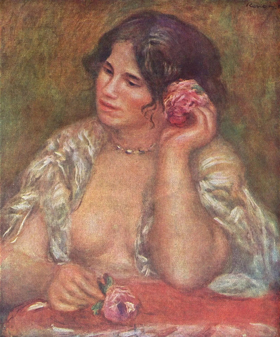Gabrielle à la rose - Pierre-Auguste Renoir