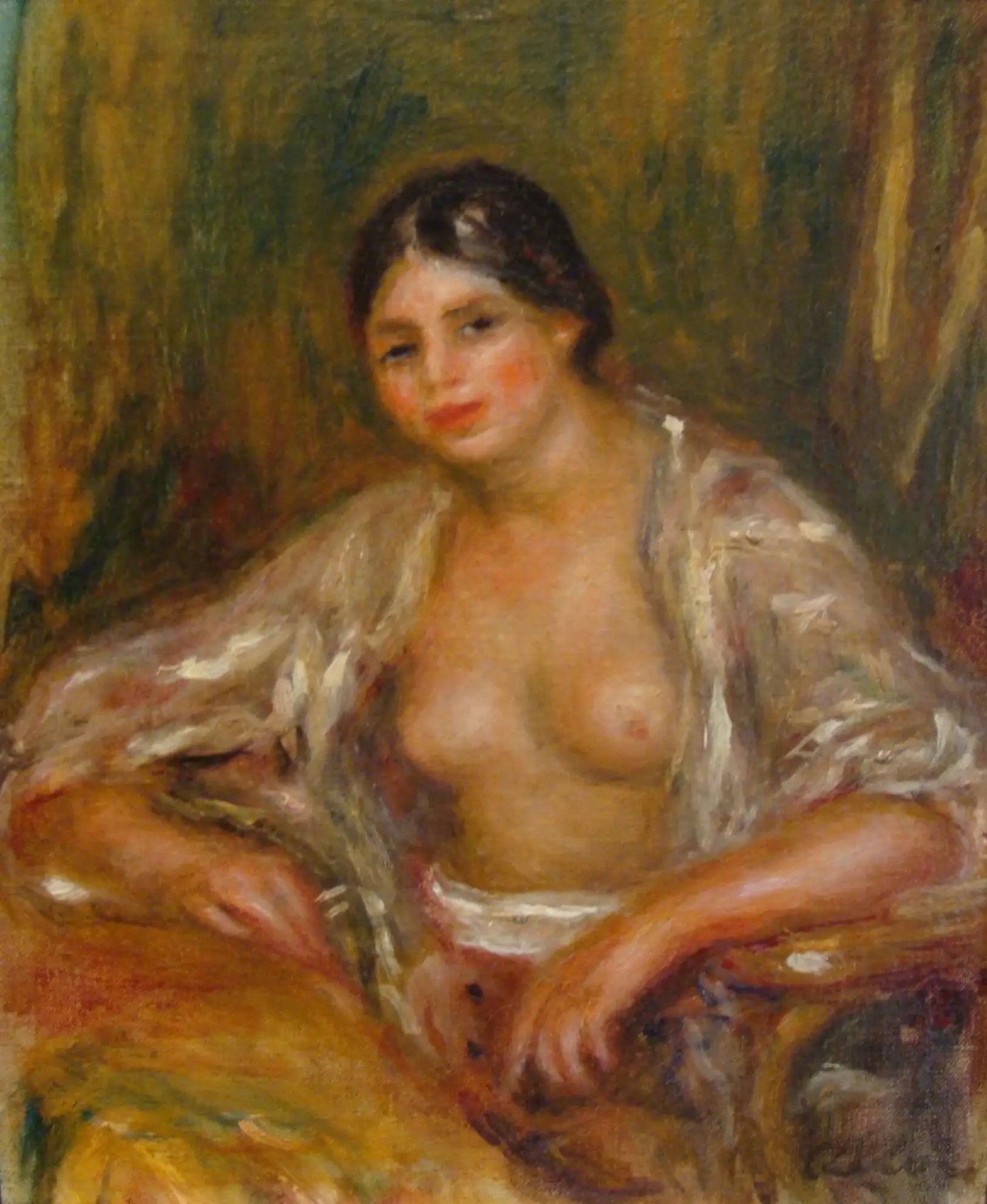 Gabrielle en costume oriental - Pierre-Auguste Renoir image 1 reproduction artisanale de tableau