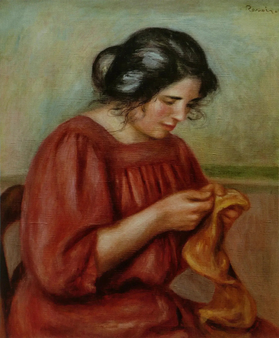 Gabrielle reprenant - Pierre-Auguste Renoir