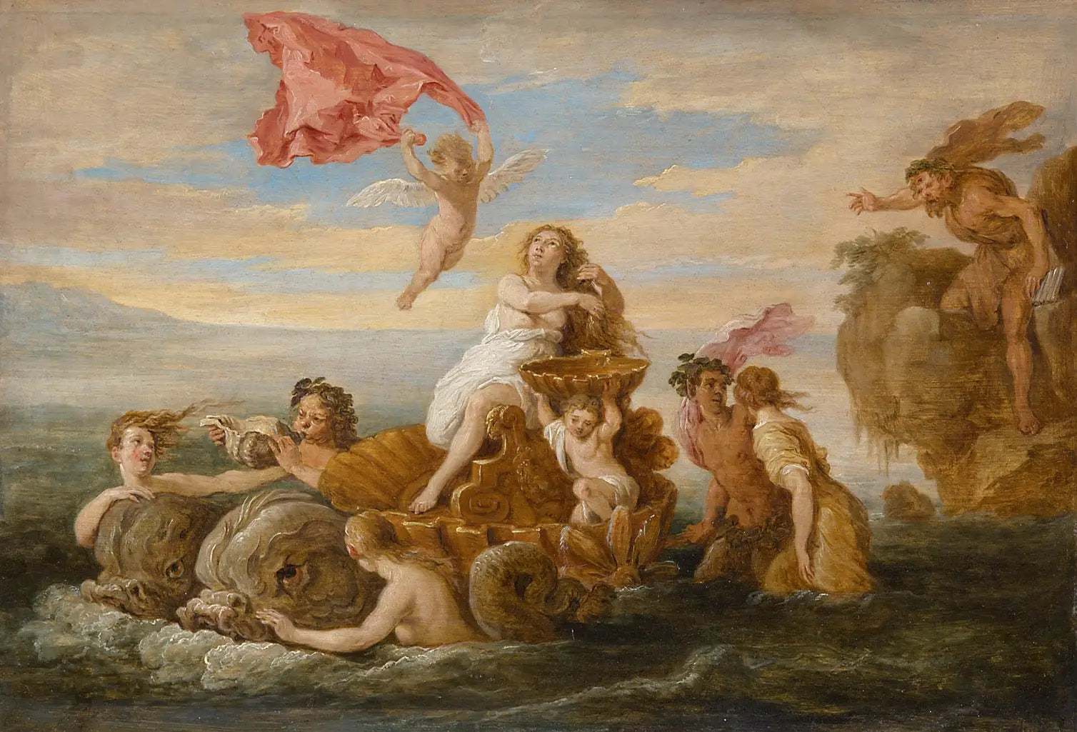 Galatée et Polyphème - David Teniers le Jeune image 1 tableau peint à l’huile sur toile