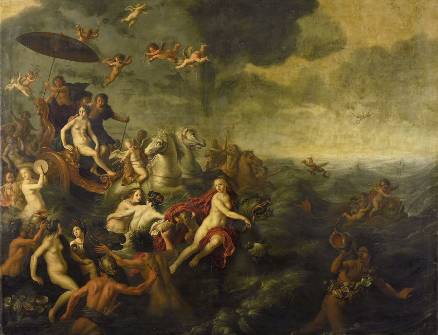 Galathée en Acis - Adriaen van Nieulandt