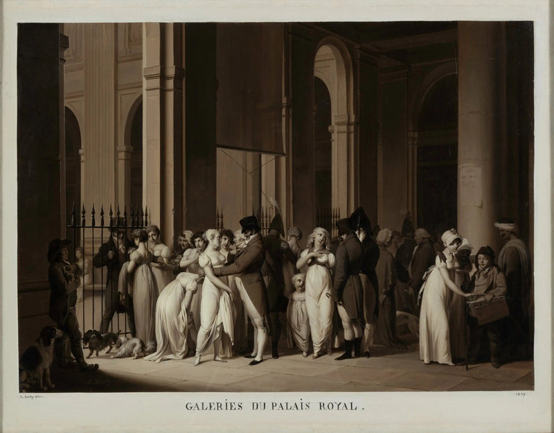 Galeries du Palais-Royal - Louis-Léopold Boilly