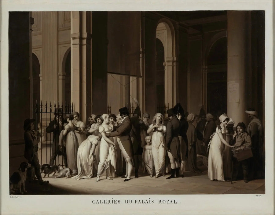 Galeries du Palais-Royal - Louis-Léopold Boilly