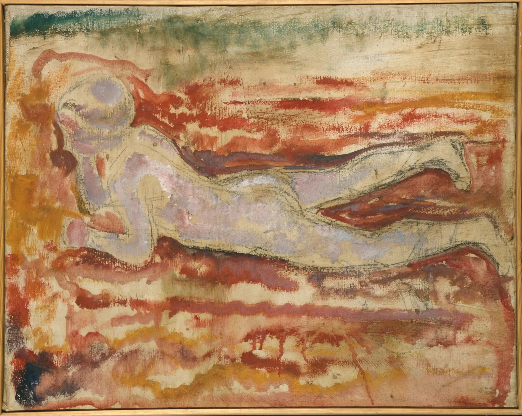 Garçon allongé sur son ventre - Edvard Munch image 1 reproduction artisanale de tableau
