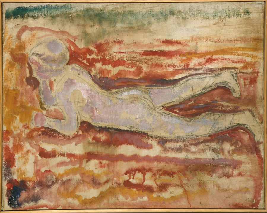 Garçon allongé sur son ventre - Edvard Munch