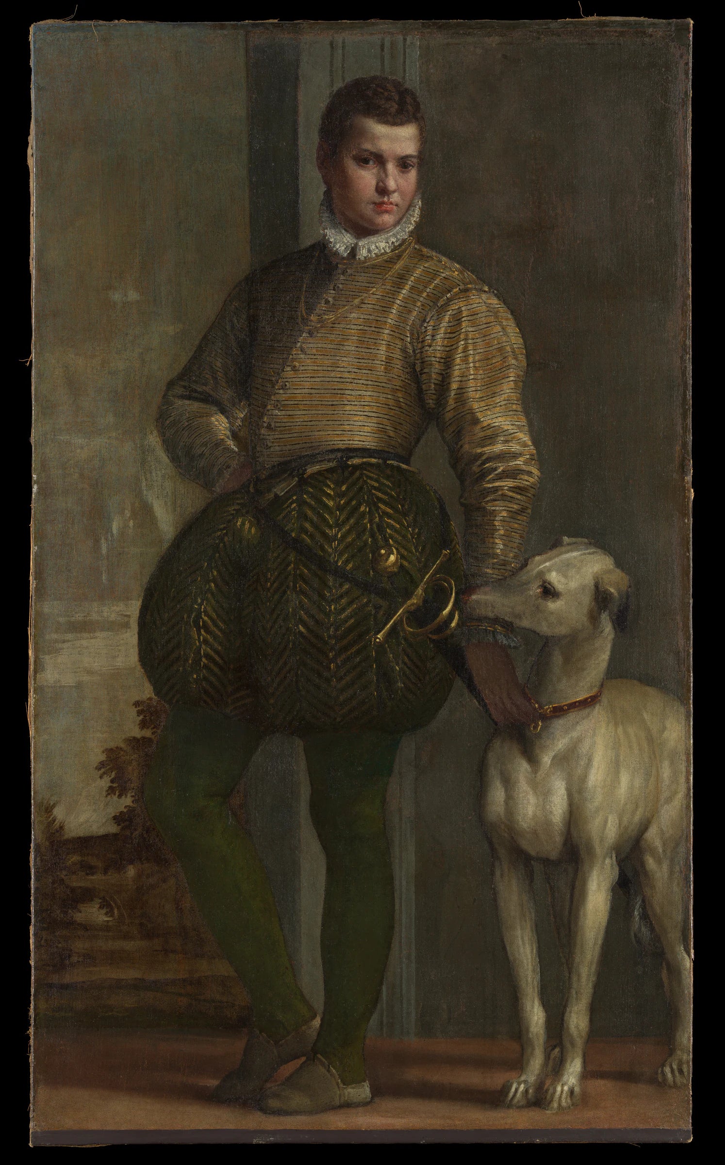 Garçon avec lévrier - Paolo Veronese (Paolo Caliari)