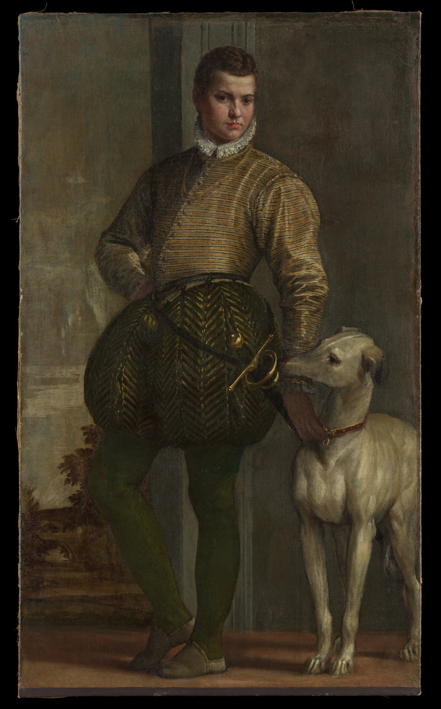 Garçon avec lévrier - Paolo Veronese (Paolo Caliari)