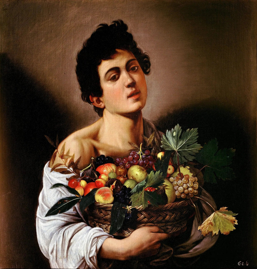 Garçon avec un panier de fruits - Le Caravage