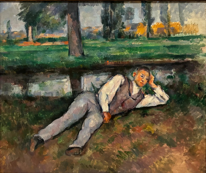 Garçon couché - Paul Cézanne