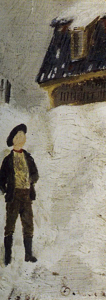 Garçon dans la neige - Edvard Munch