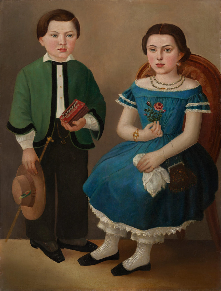 Garçon et Fille - American 19th Century