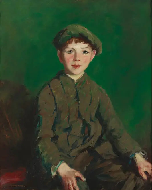 Garçon irlandais - Robert Henri image 1 copie peinte à la main à l’huile