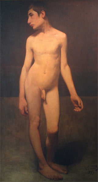 Garçon nu - Eliseu Visconti image 1 tableau peint à l’huile sur toile