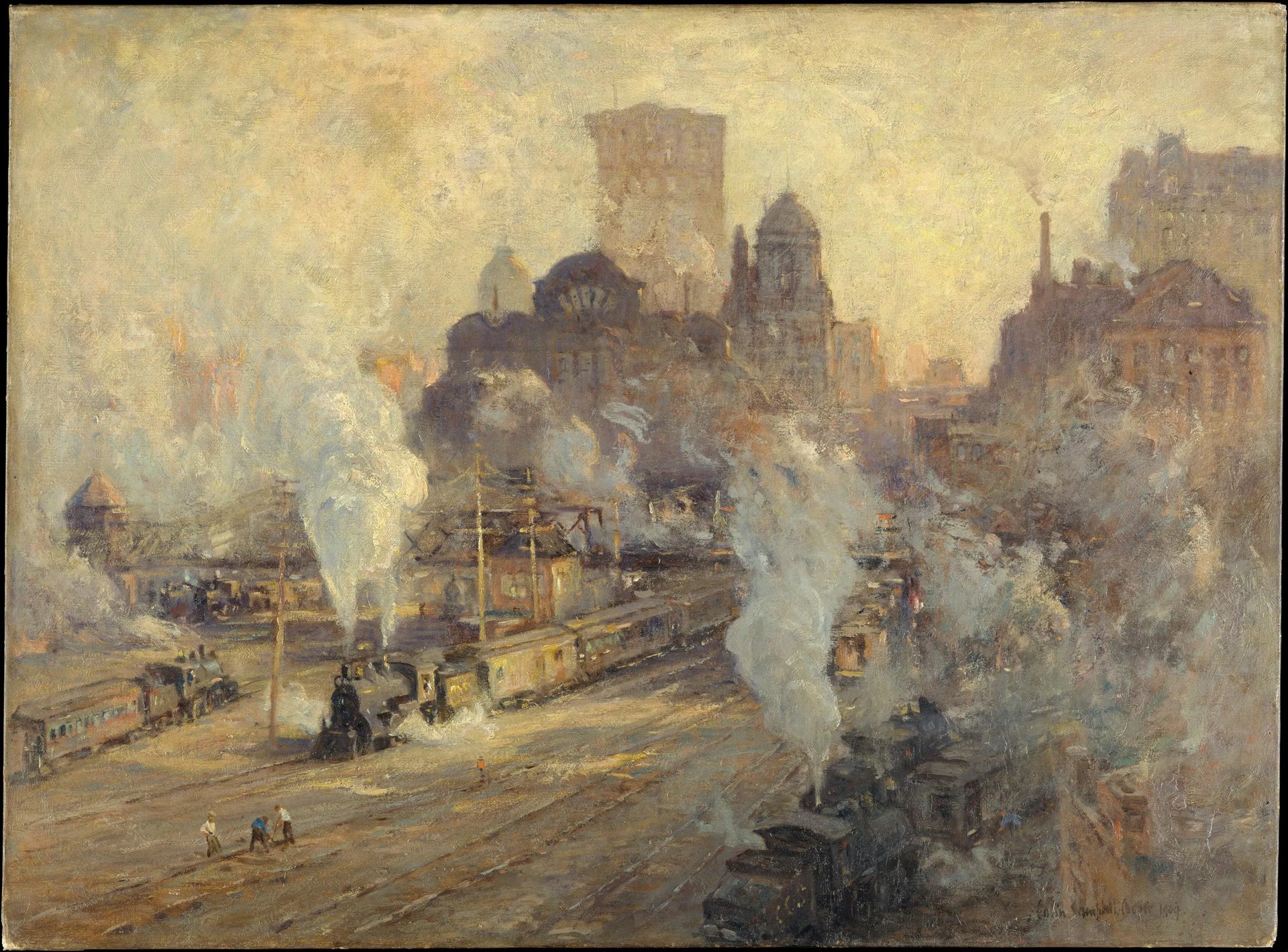 Gare Grand Central - Colin Campbell Cooper image 1 reproduction artisanale de tableau