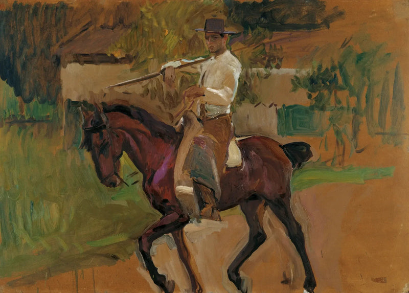 Garrochista - Joaquín Sorolla