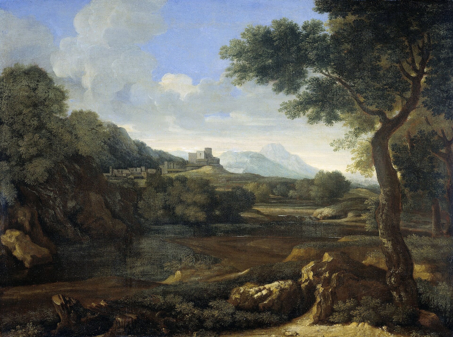 Paysage avec Apollon et les Muses - Gaspard Dughet