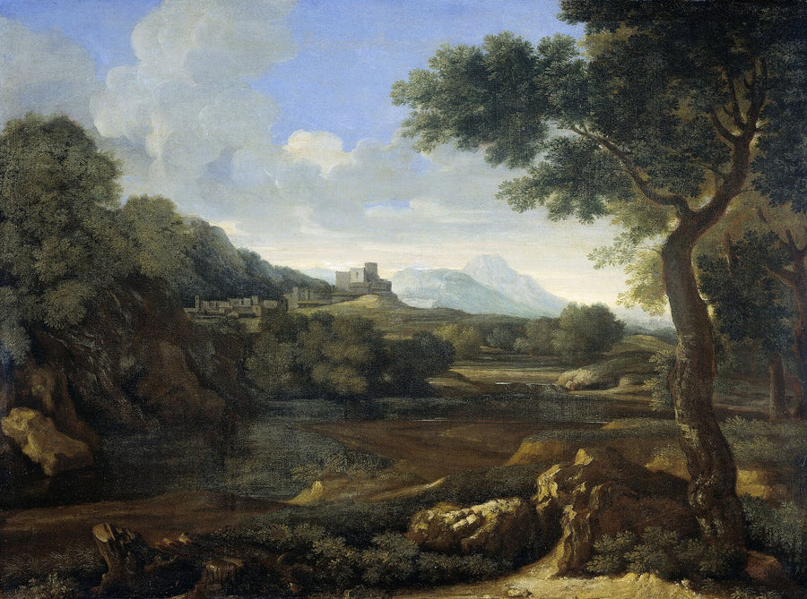 Paysage avec Apollon et les Muses - Gaspard Dughet