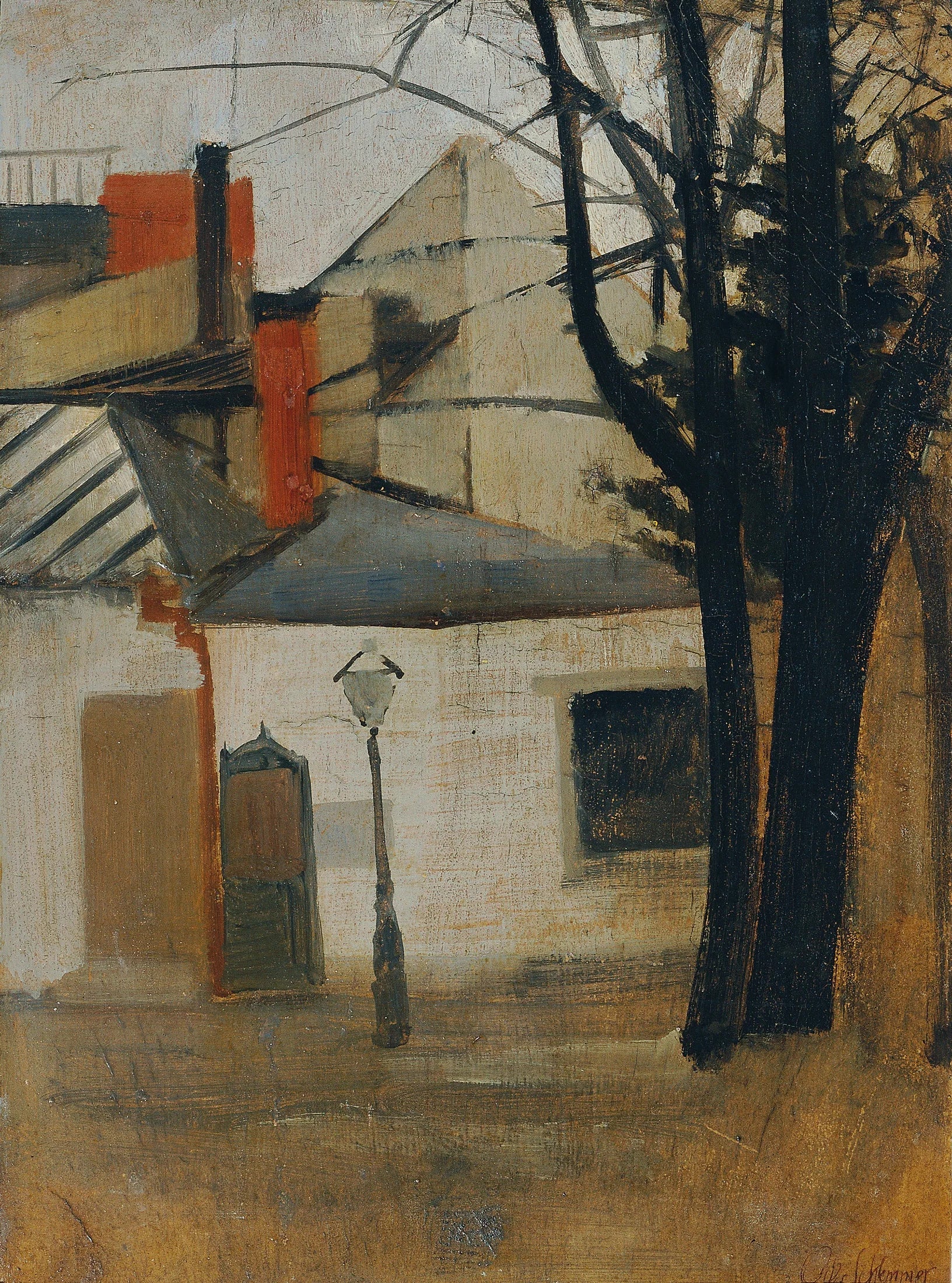 Gassenwinkel - Oskar Schlemmer image 1 reproduction de peinture à l’huile