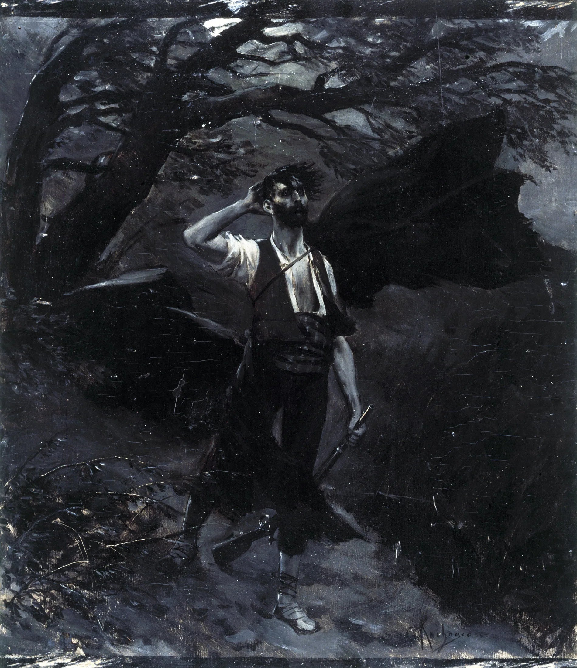 Gastibelza - Georges-Antoine Rochegrosse image 1 reproduction d’œuvre d’art à l’huile
